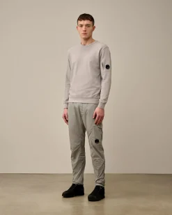 Best C.P. Company Rip-Stop Loose Utility Cargo Pants Stovregn Gra