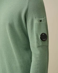 Store C.P. Company Sea Island Logo Strik Lyons Blu-Blue