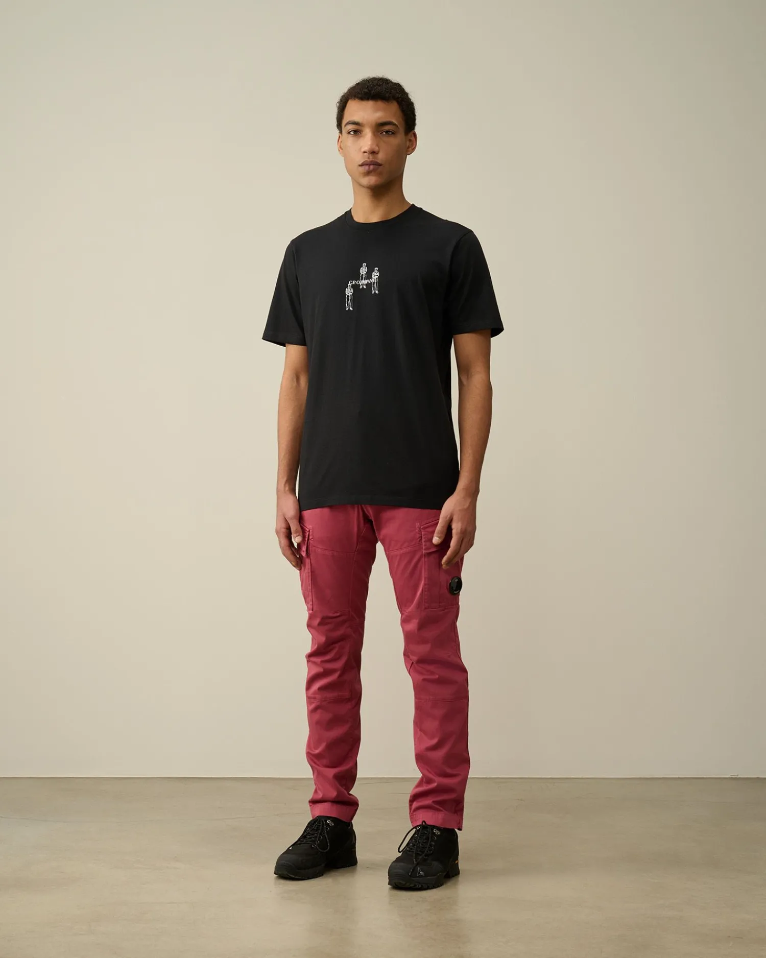 Shop C.P. Company Sea Island Strik Med Lynlas Lyons Blu-Blue
