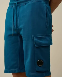 New C.P. Company Shorts I Bomuldsfleece Sort