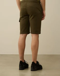 Cheap C.P. Company Shorts I Bomuldsfleece Pistacie Shell-Beige