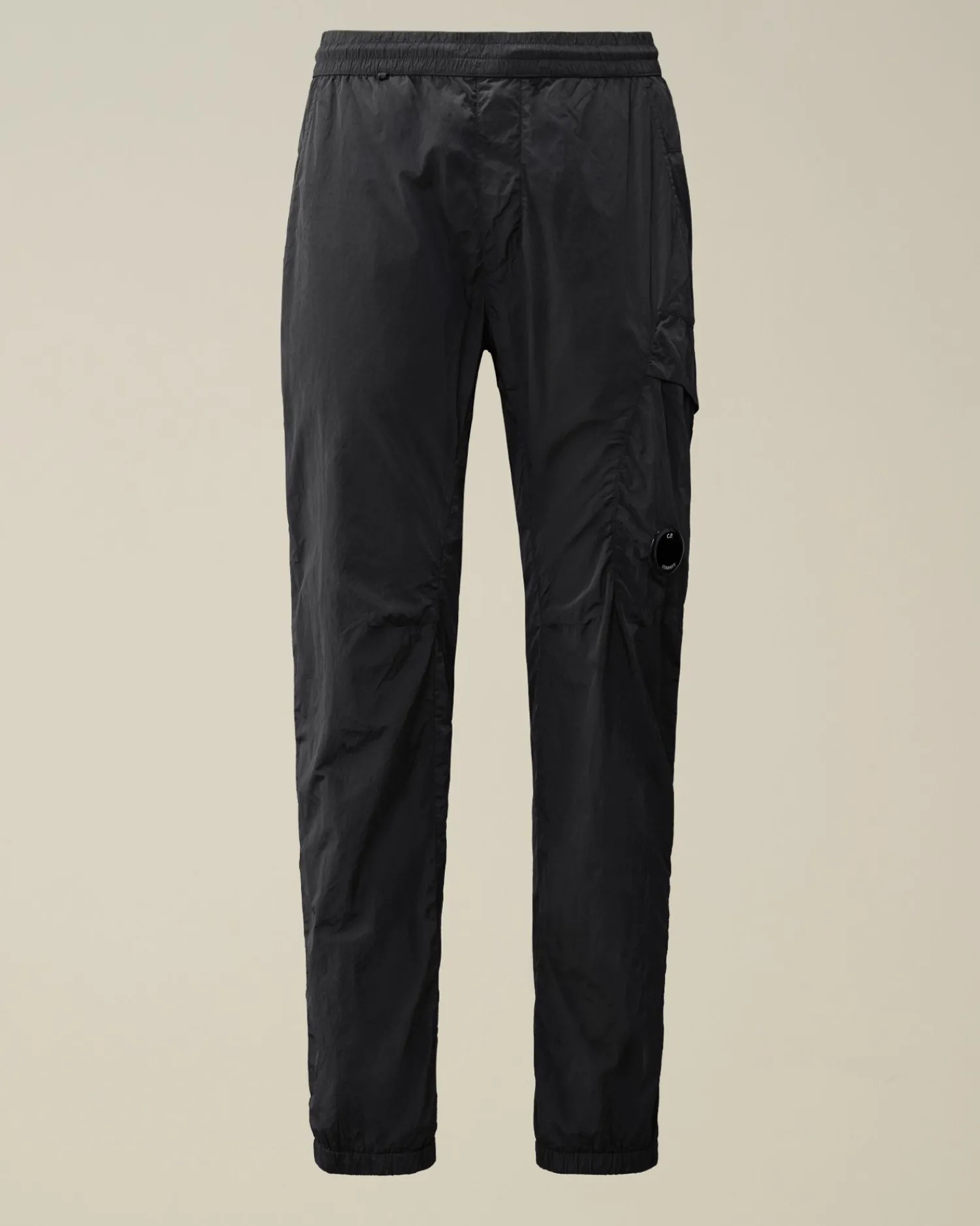 Shop C.P. Company Straek Satin Ergonomisk Logo Cargo Bukser Ivy Gron