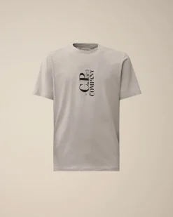 Shop C.P. Company Stretch Piquet Almindelig Langaermet Poloshirt Gaze Hvid