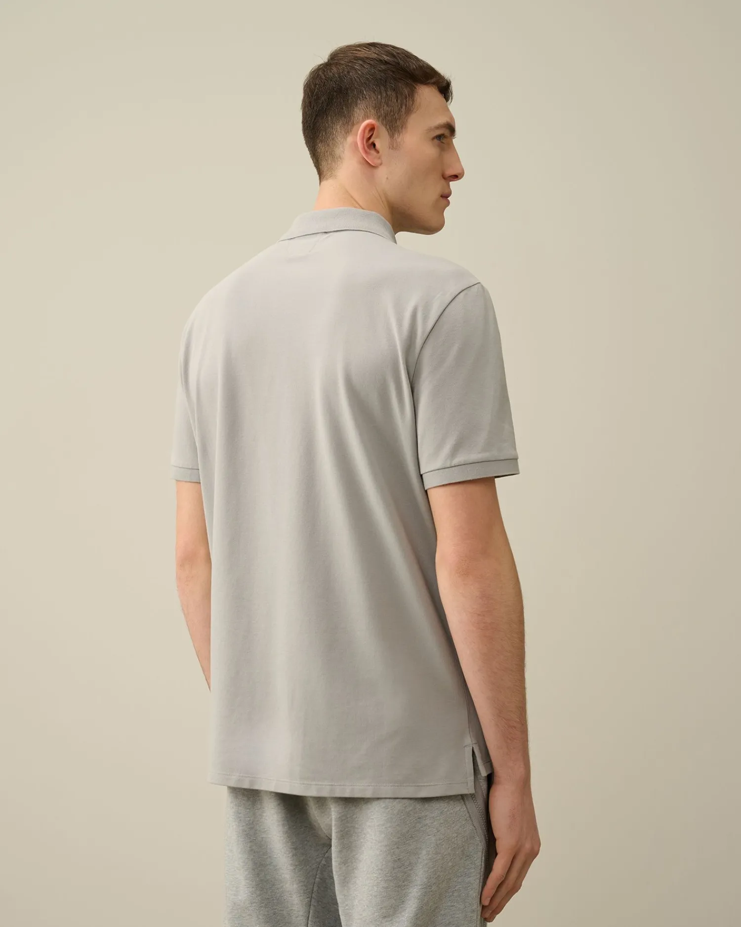 Best Sale C.P. Company Stretch Piquet Slim Polo Shirt Rod Knop