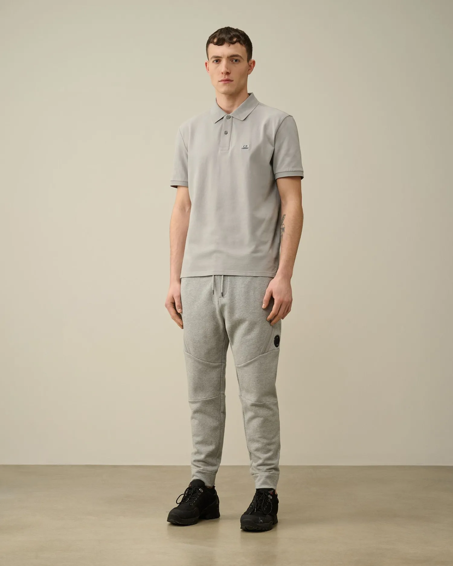 Best Sale C.P. Company Stretch Piquet Slim Polo Shirt Rod Knop