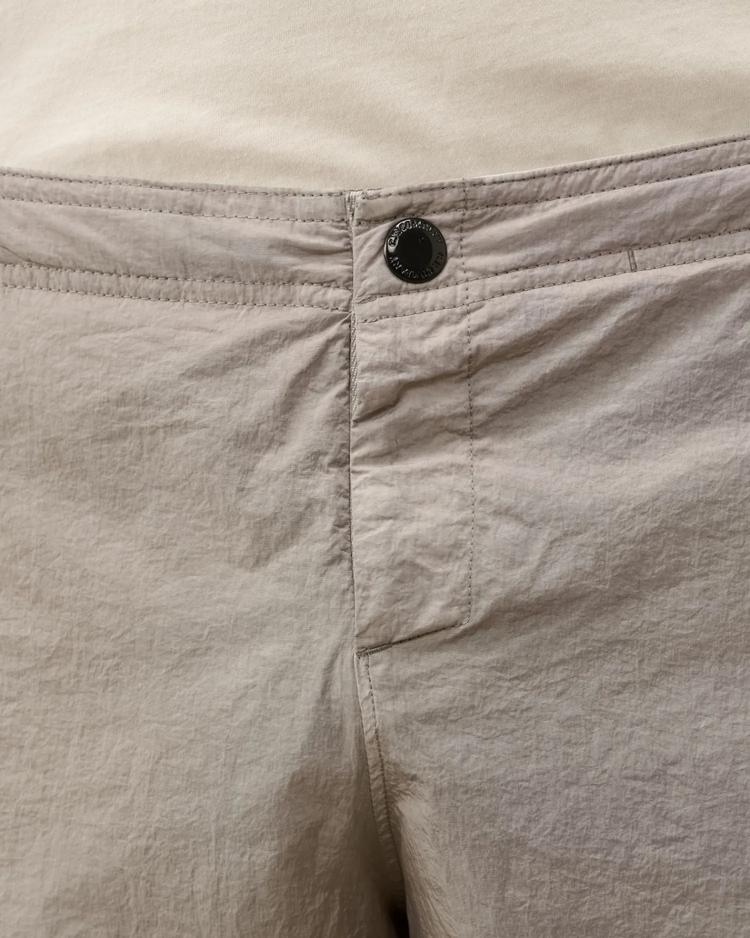Cheap C.P. Company Stretch Satin Cargo Shorts Sort