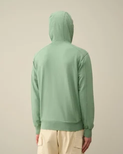 Flash Sale C.P. Company Sweatshirt I Bomuldsfleece Med Lynlas Sort