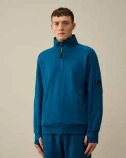 Online C.P. Company Sweatshirt Med Diagonal Fleece I Bomuld Andegron