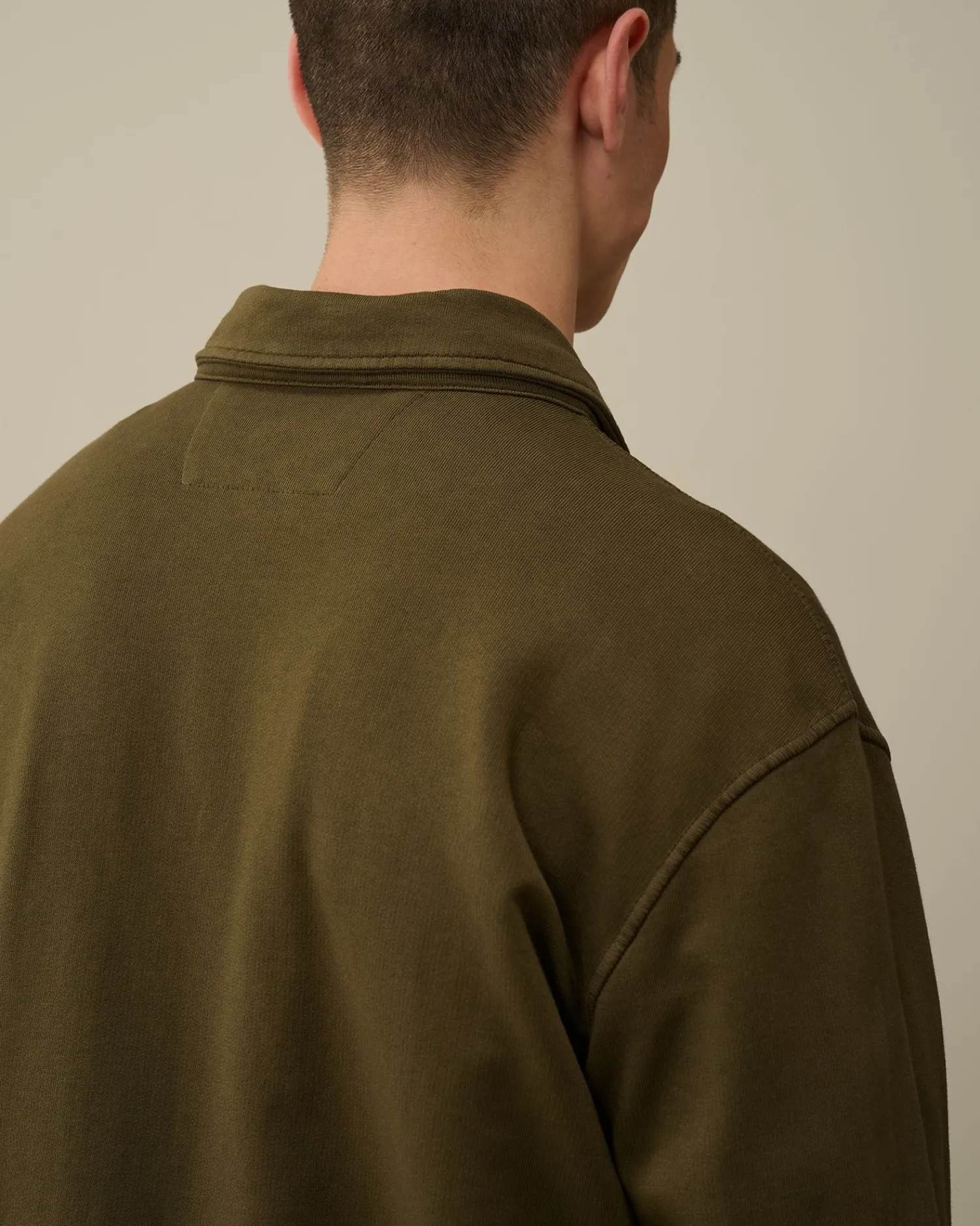 Cheap C.P. Company Sweatshirt Med Diagonal Fleece I Bomuld Andegron