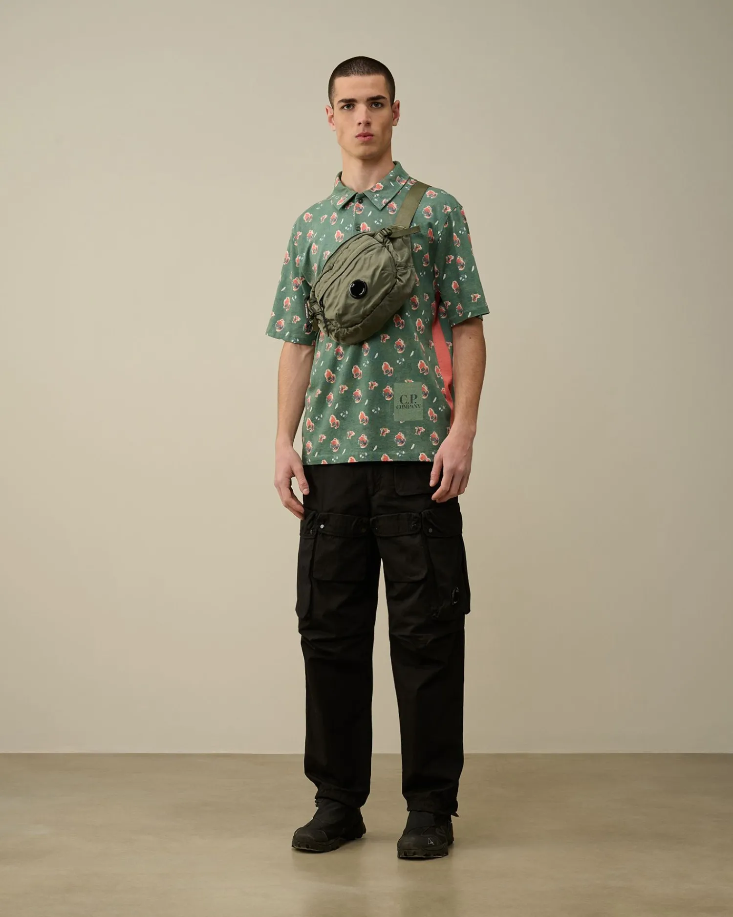 Sale C.P. Company Tacting Piquet Svampet T-Shirt Andegron