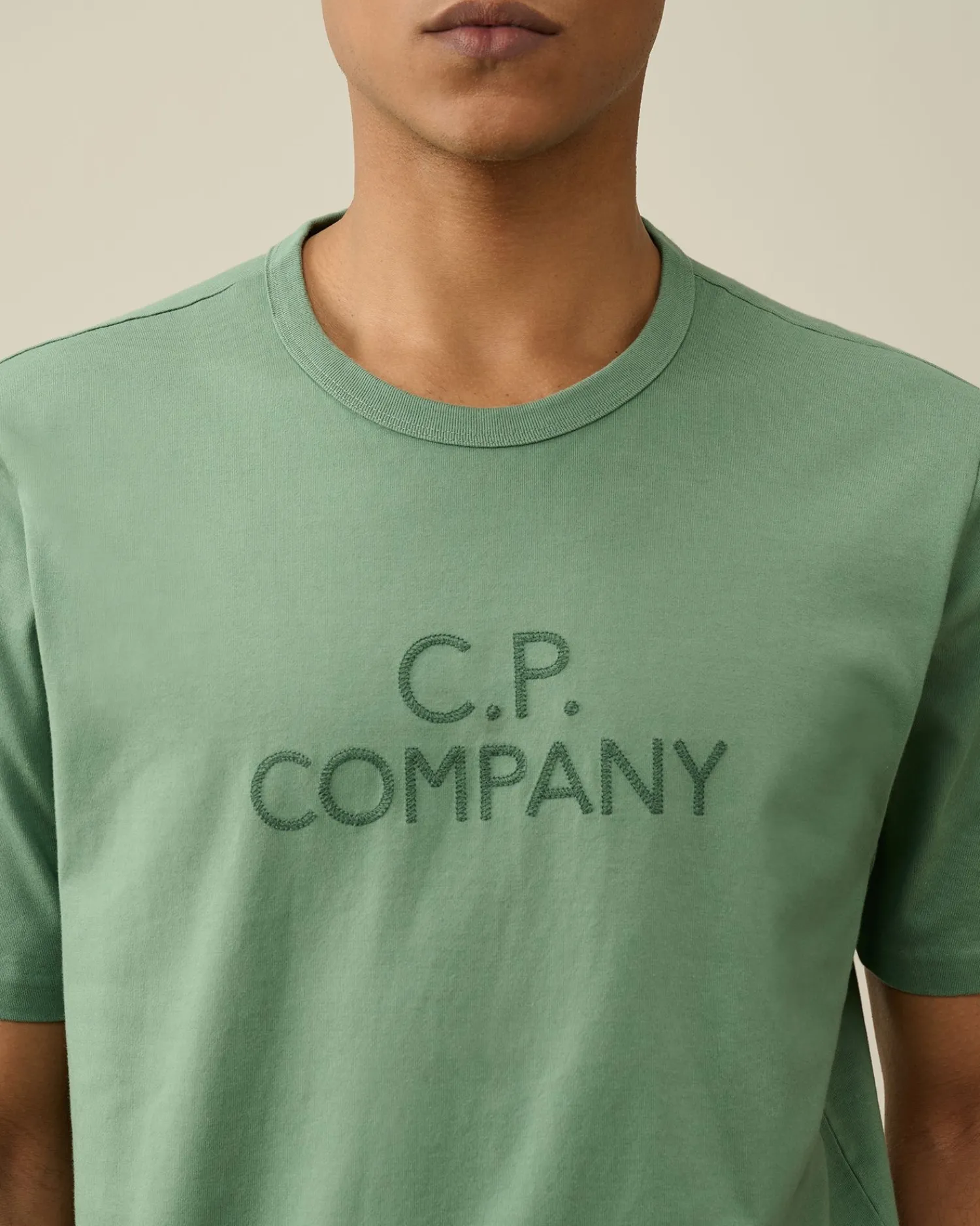 Best C.P. Company Twill Stretch Regular Utility Cargo Pants Gaze Hvid