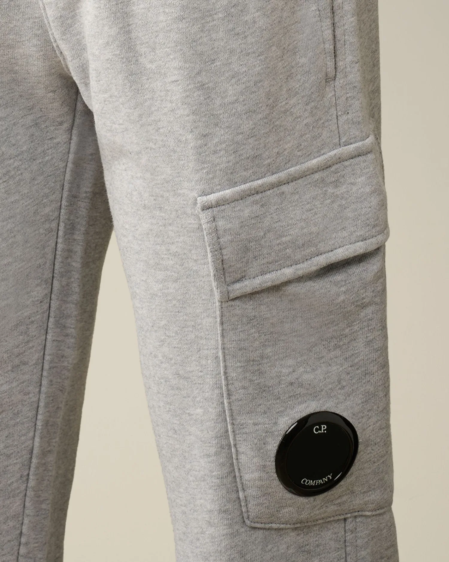 Shop C.P. Company U16 Basic Fleece Logo Sweatshirt Blaek Bla