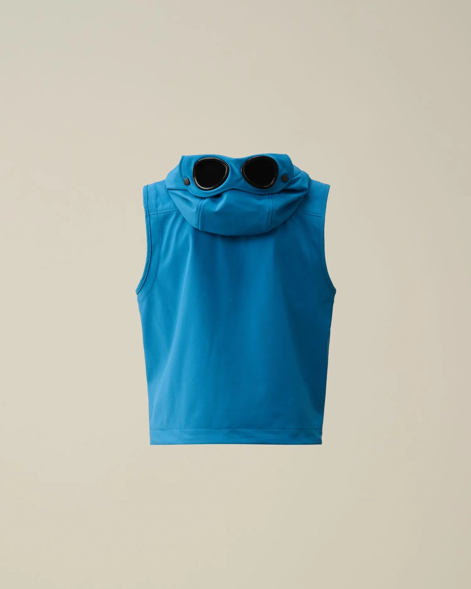 Discount C.P. Company U16 Bomuld Jersey 30/1 Goggle T-Shirt Total Eclipse-Blue