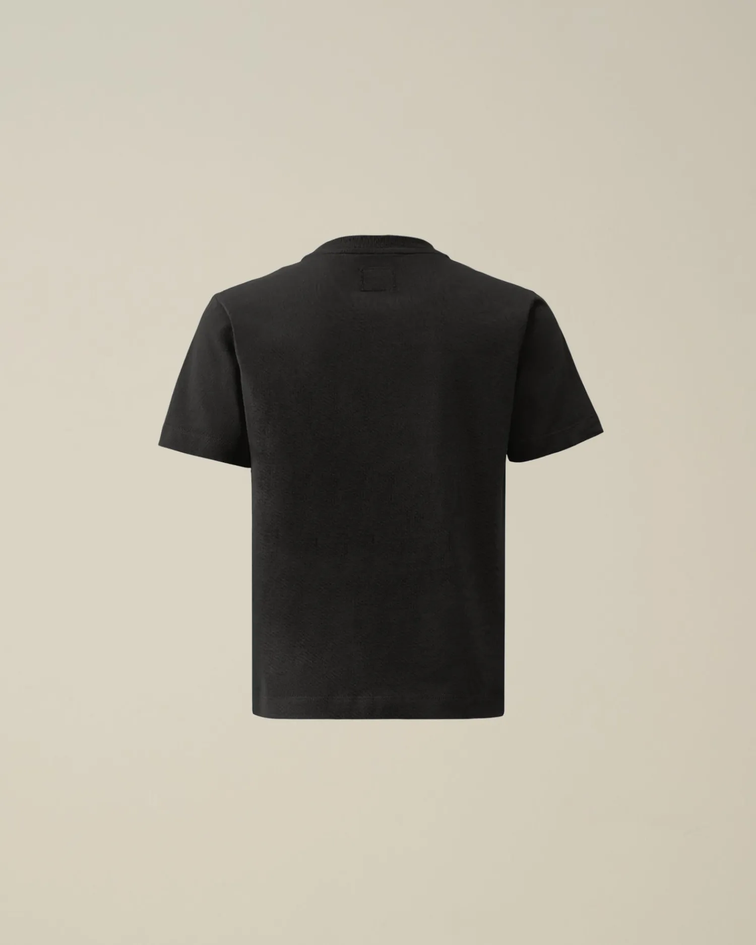 Discount C.P. Company U16 Bomuldsjersey 30/1 Grafisk T-Shirt Gaze Hvid