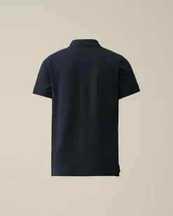 New C.P. Company U16 Bomuldsjersey 30/1 Grafisk T-Shirt Sort