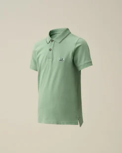 Best Sale C.P. Company U16 Bomuldsjersey 30/1 Grafisk T-Shirt Blaek Bla