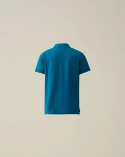 Hot C.P. Company U16 Bomuldsjersey 30/1 Logo-T-Shirt Med Labelstil Sort