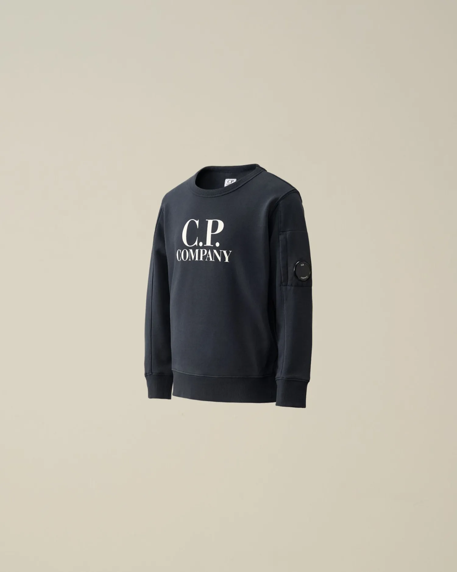 Shop C.P. Company U16 Bomuldstroje 30/1 British Sailor T-Shirt Gaze Hvid