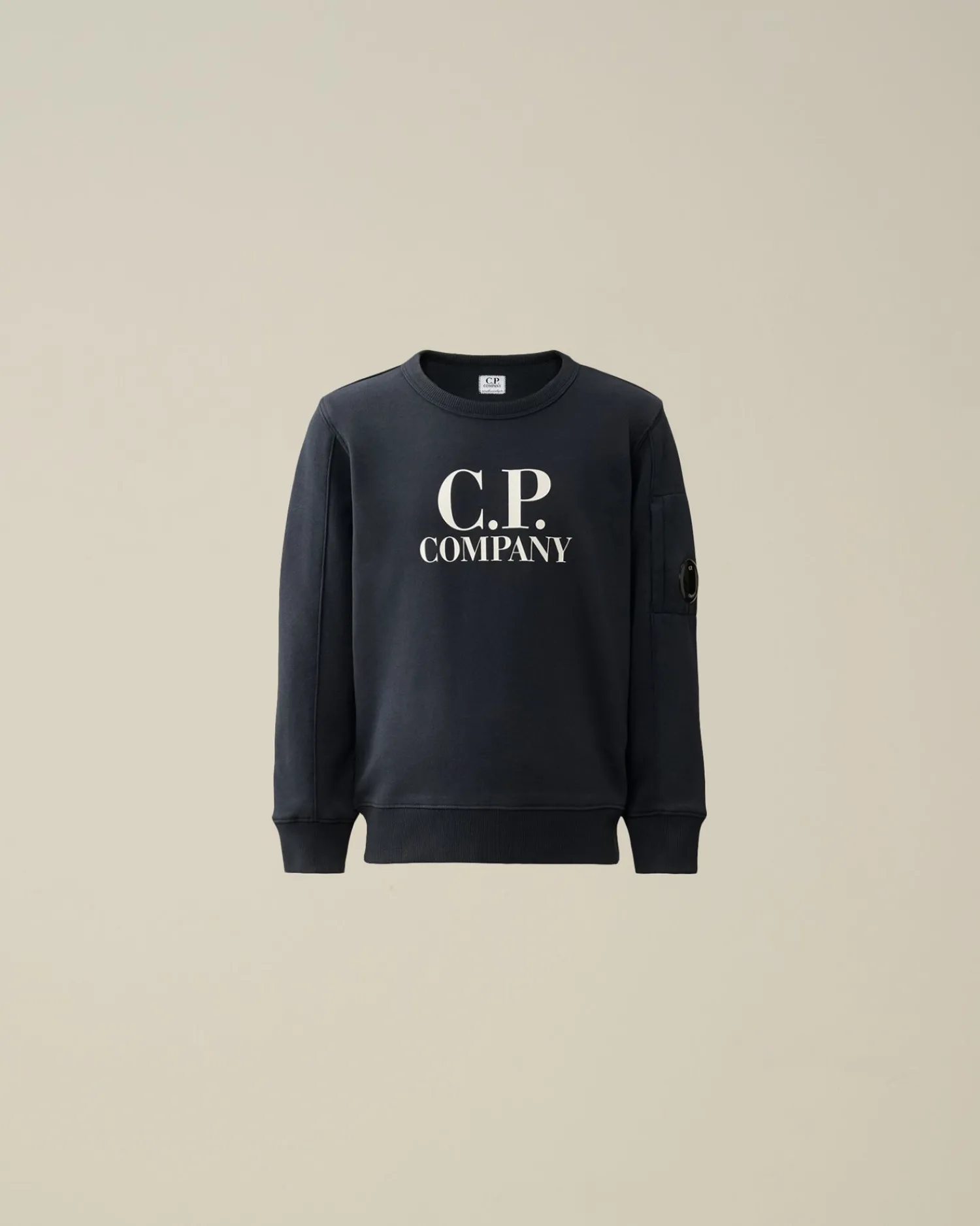 Shop C.P. Company U16 Bomuldstroje 30/1 British Sailor T-Shirt Gaze Hvid