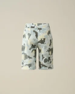 Clearance C.P. Company U16 Chrome-R Logo Print Svommeshorts Agave Gron