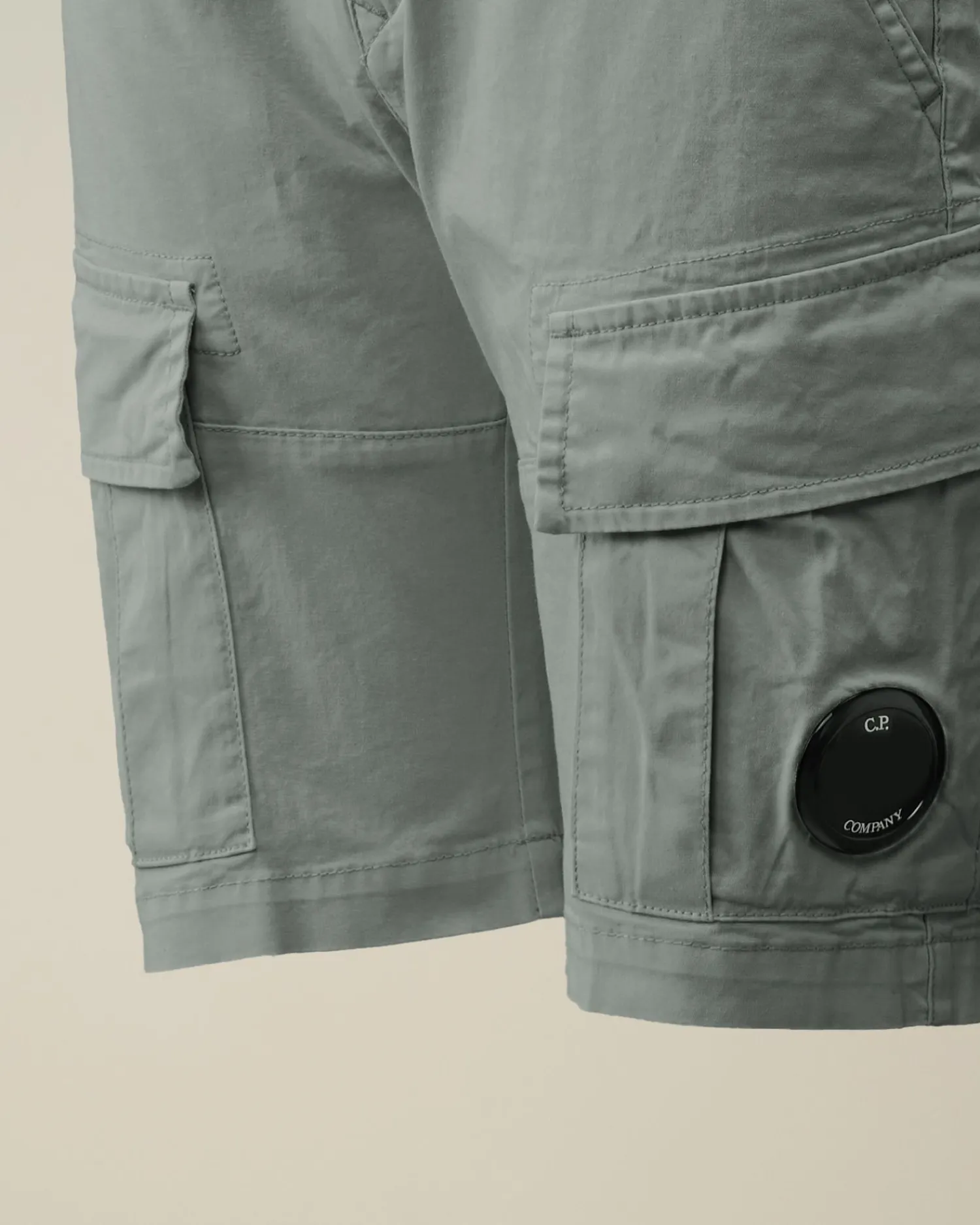 Sale C.P. Company U16 Chrome-R Logo Svommeshorts Svovl-Gul