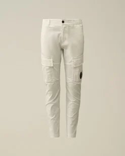 Online C.P. Company U16 Chrome-R Logo Svommeshorts Niagara-Bla