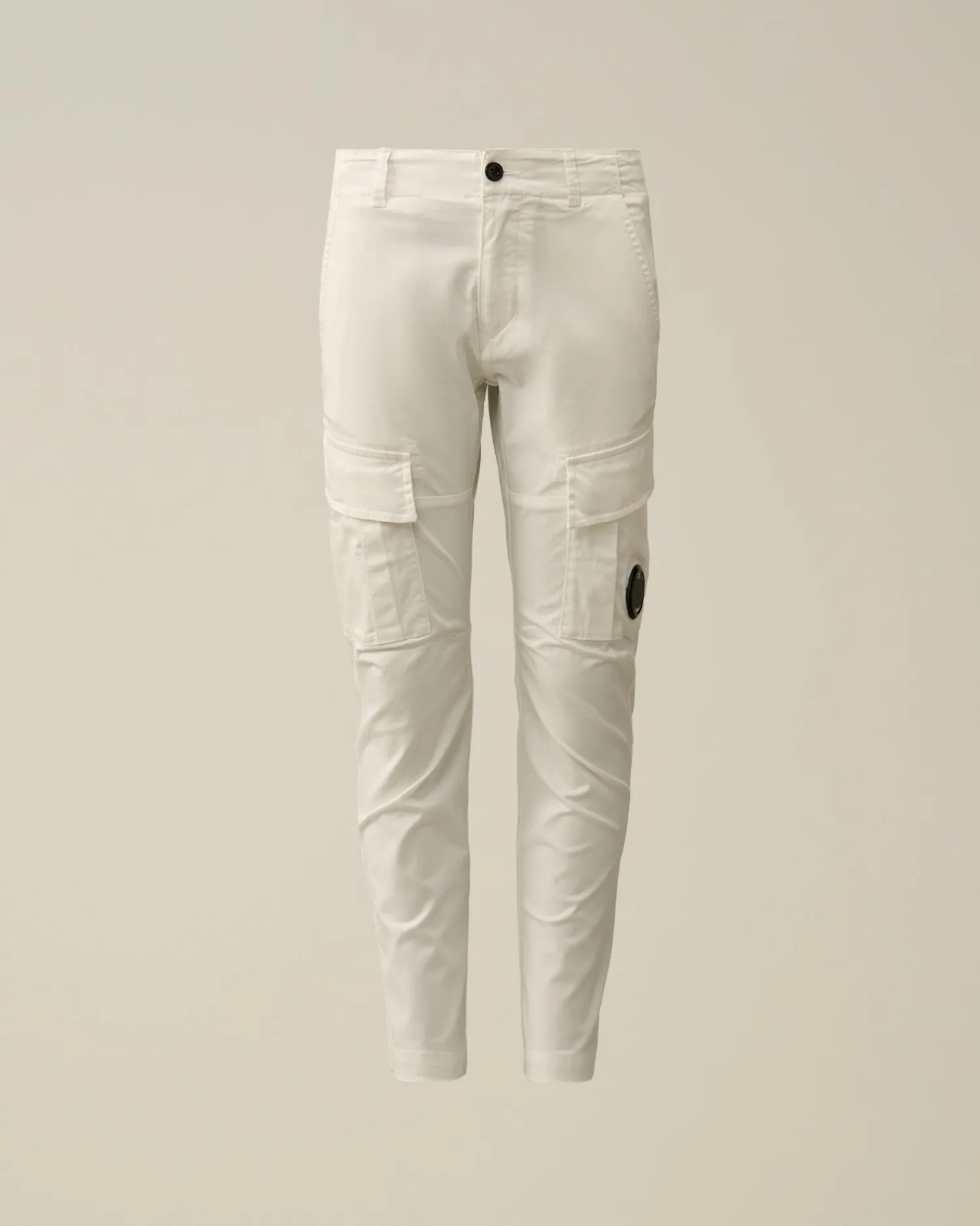 Online C.P. Company U16 Chrome-R Logo Svommeshorts Niagara-Bla