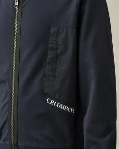Cheap C.P. Company U16 Diagonal Fleece Cargo Joggingbukser Gaze Hvid