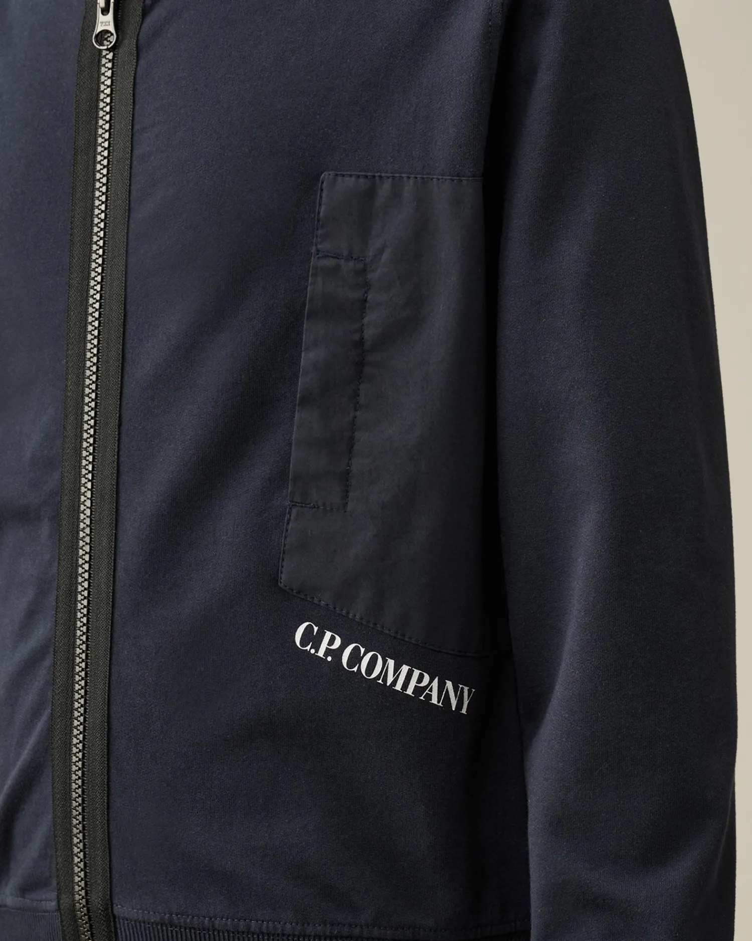 Cheap C.P. Company U16 Diagonal Fleece Cargo Joggingbukser Gaze Hvid