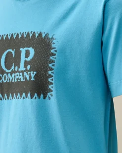 Flash Sale C.P. Company U16 Diagonal Fleece Cargo Joggingbukser Gra Melange