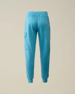 Clearance C.P. Company U16 Diagonal Fleece Cargo Joggingbukser Green Bay