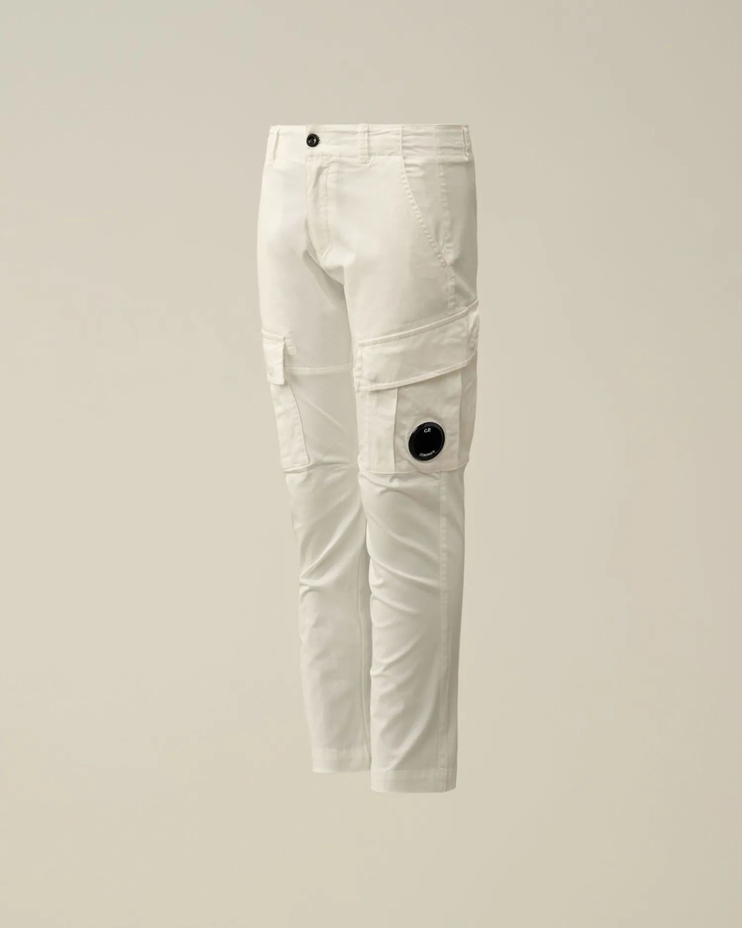 Discount C.P. Company U16 Diagonal Fleece Cargo Shorts Gra Melange