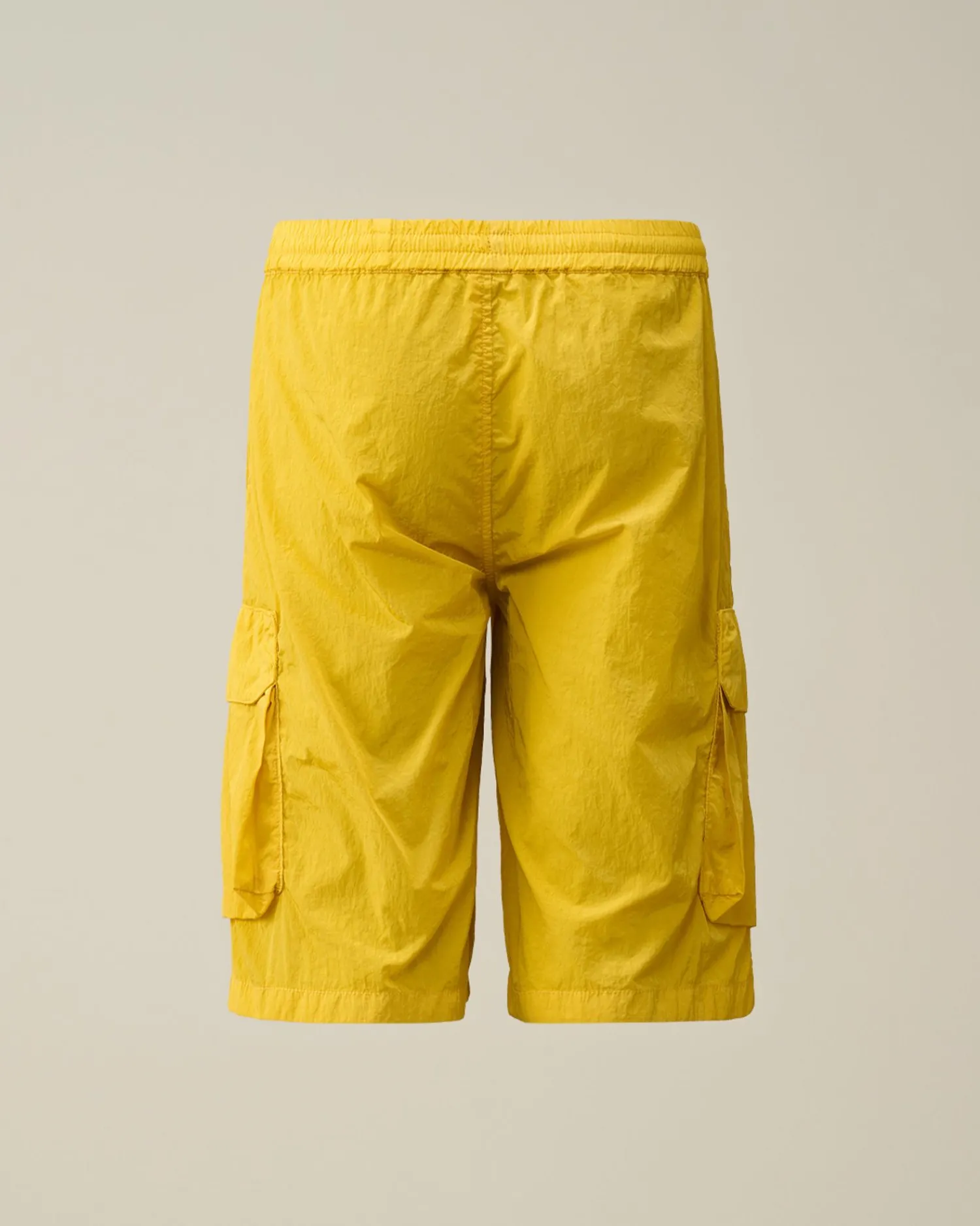 Store C.P. Company U16 Diagonal Fleece Cargo Shorts Gaze Hvid