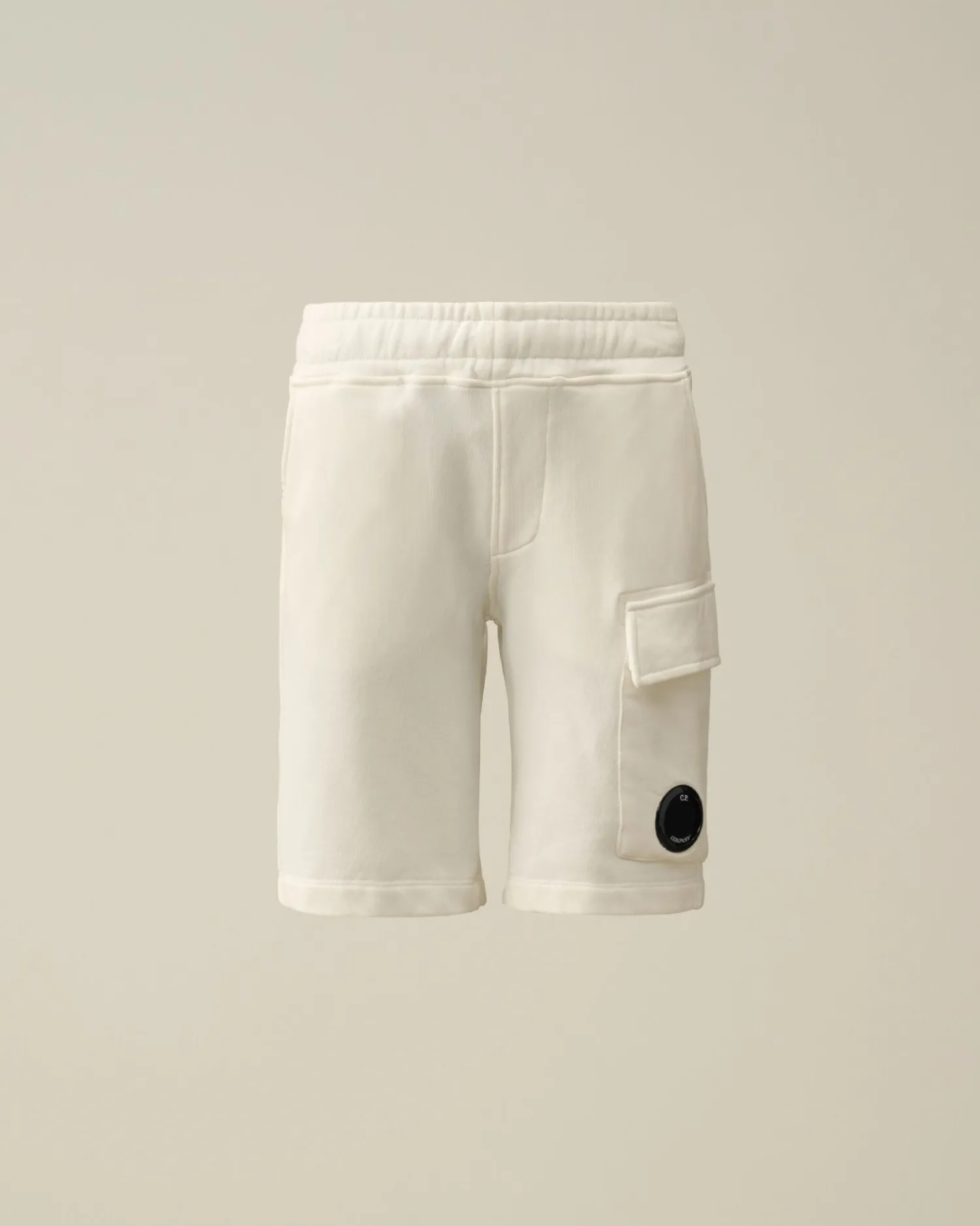 Clearance C.P. Company U16 Diagonal Fleece Cargo Shorts Sort