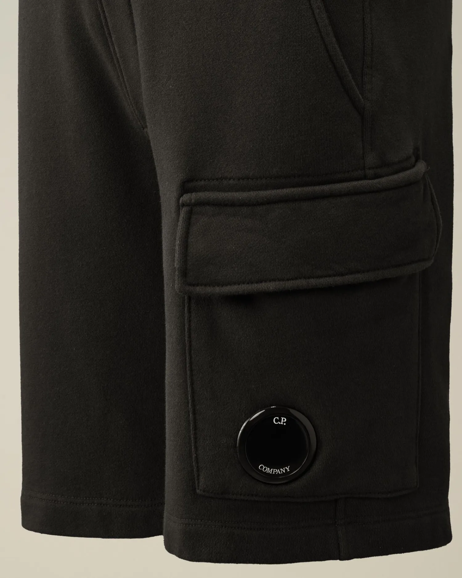 Flash Sale C.P. Company U16 Diagonal Fleece Cargo Shorts Sort