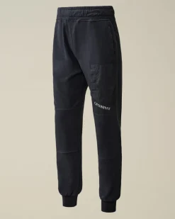 Store C.P. Company U16 Diagonal Fleece Goggle Haettetroje Niagara-Bla