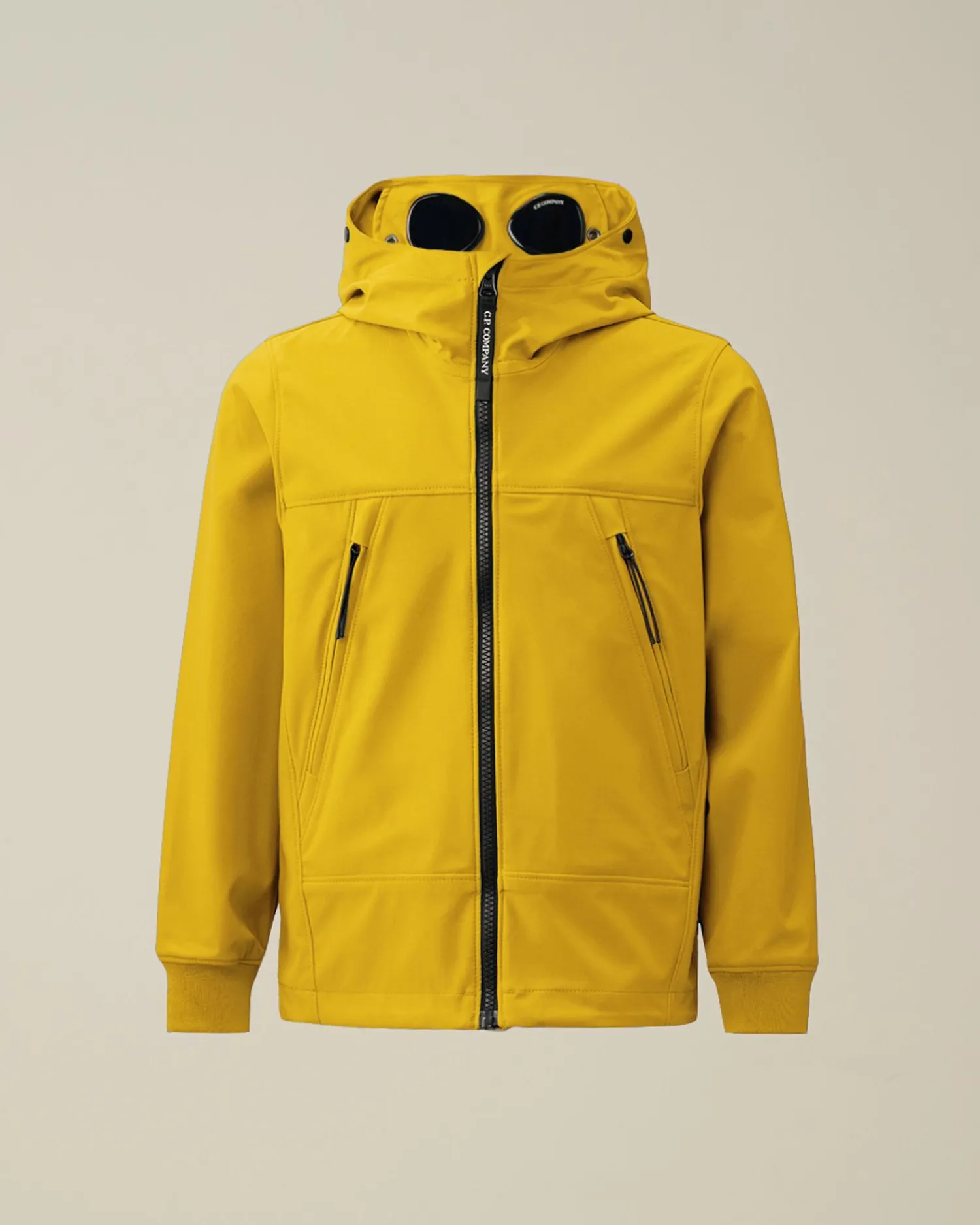 Outlet C.P. Company U16 Let Fleece Haettetroje Med Blandet Lynlas Total Eclipse-Blue
