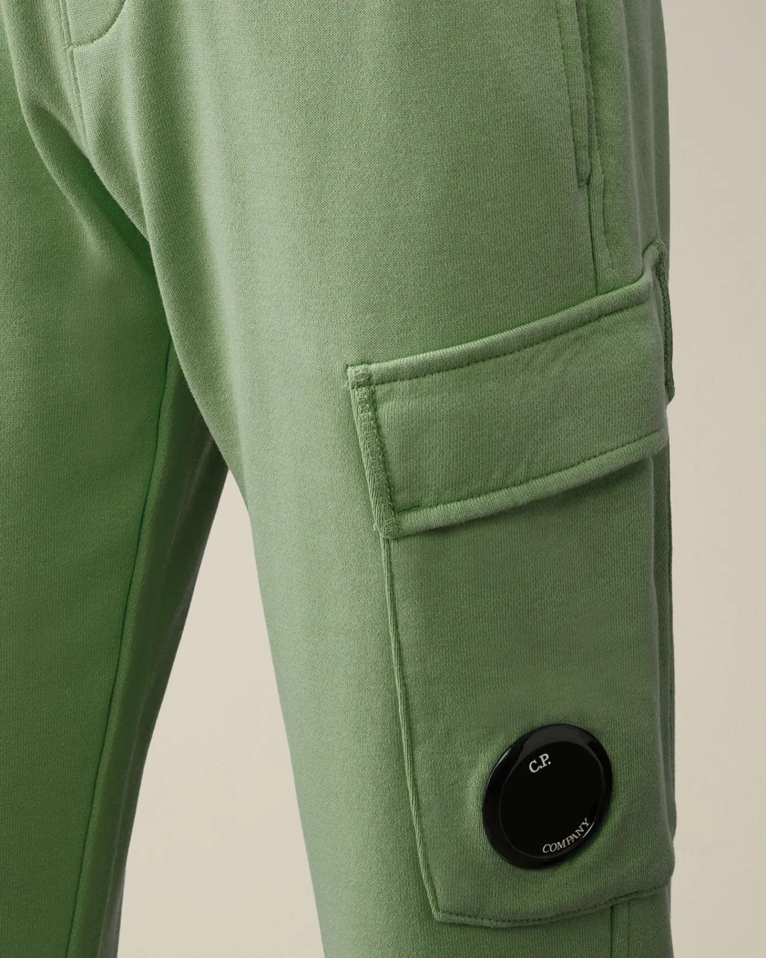 Store C.P. Company U16 Light Fleece Sweatpocket Med Blandet Lomme Total Eclipse-Blue