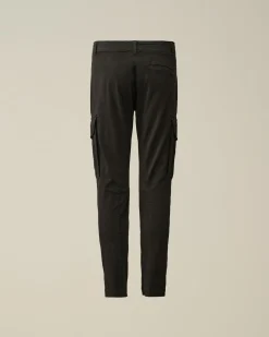 Outlet C.P. Company U16 Stretch Gabardine Cargo Bukser Turbulens-Gra