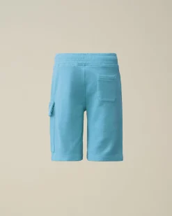 Flash Sale C.P. Company U16 Stretch Gabardine Cargo Bukser Gaze Hvid