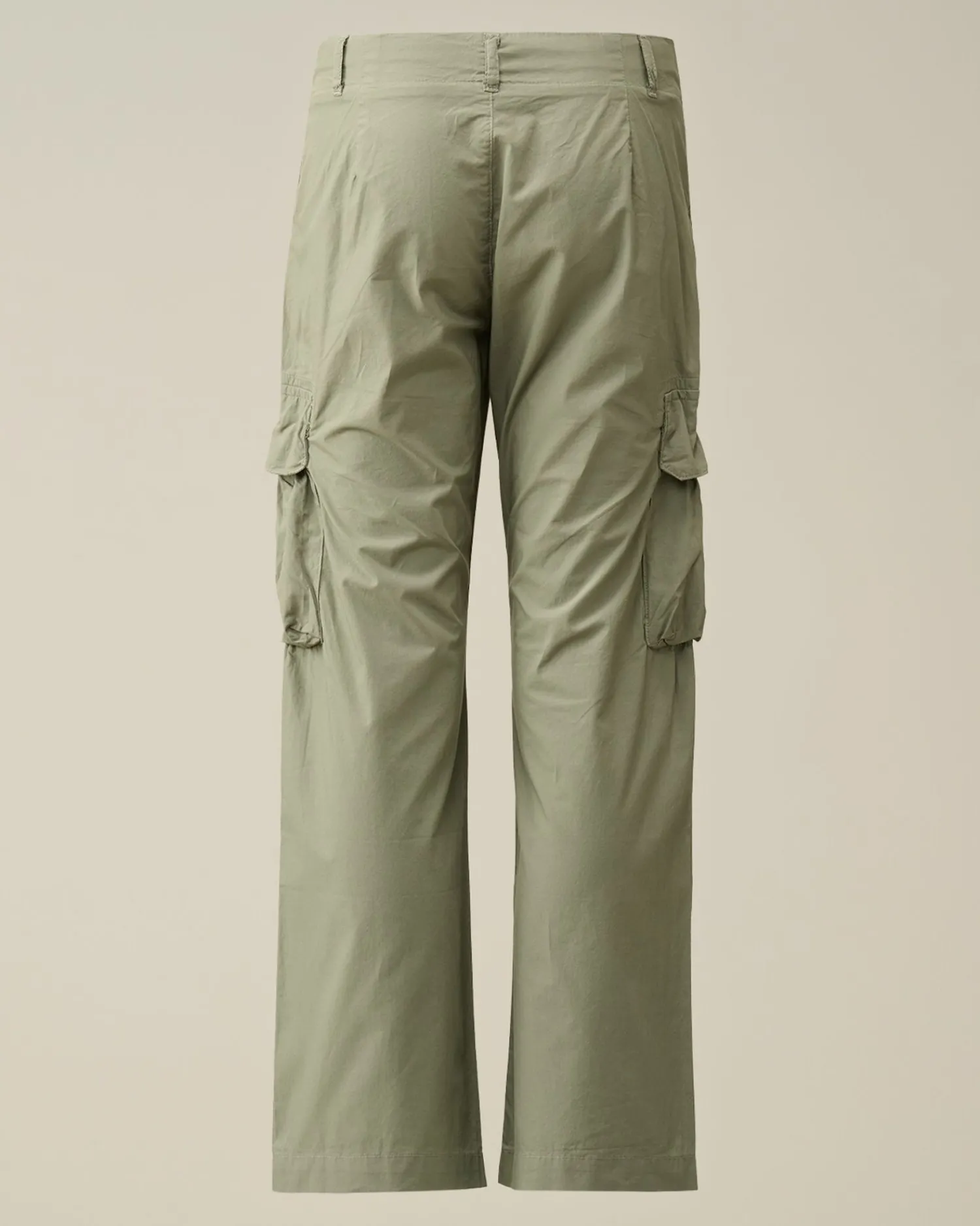 Best C.P. Company U16 Stretch Gabardine Cargo Bukser Turbulens-Gra