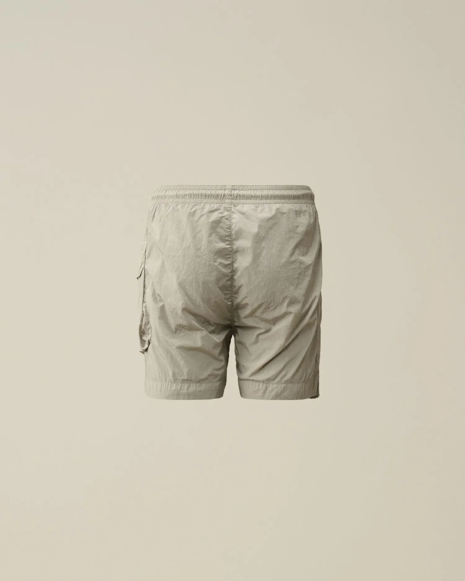 Outlet C.P. Company U16 Tela Parachute Cargo Shorts Guld Flamme-Orange